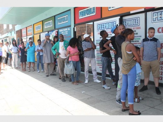 Boksburg parents getting ready to buy school uniforms.