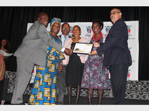 Ekurhuleni South winners in the most improved district category.
