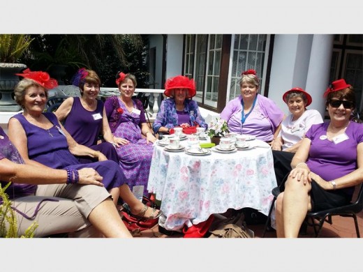 Seen here are some of the Trinity Belles chapterettes snapped during a fun outing at Linfield House, in Auckland Park. From left are: Maureen Elgar, Margaret York, Lauren Alves, Yvonne Demmer, Julie Strydom, Irene Butler and Sheila Knight.