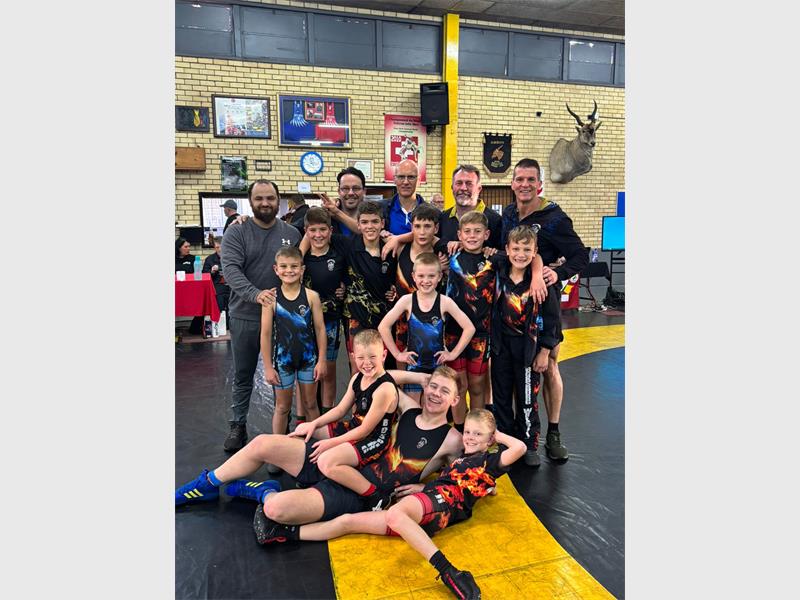 The club is proud of the wrestlers' achievements.