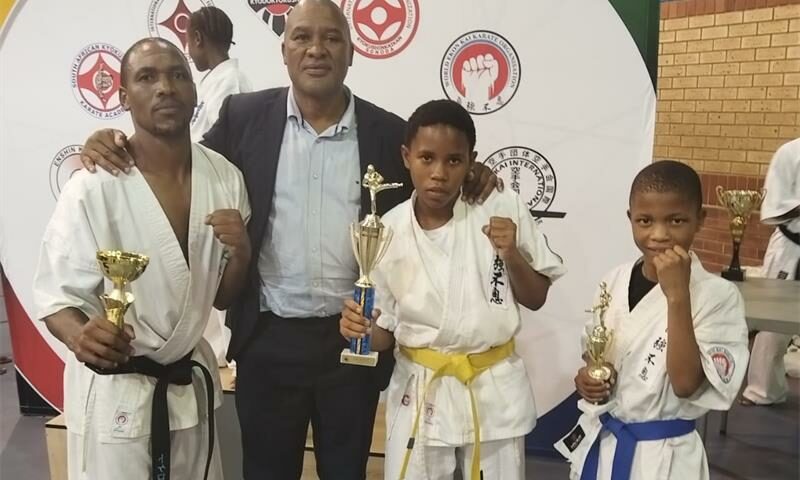 Three local stars brought home top results at a national tournament hosted by United Full Contact Karate SA under the guidance of Shihan Moeti Holomo.