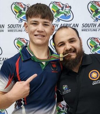 The club is proud of the wrestler's achievements.