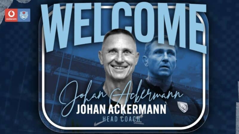 Ackermann will be formally unveiled to the media in Pretoria next week.