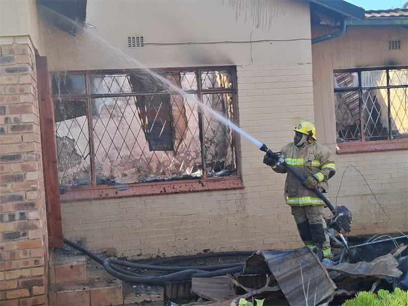 The cause of the fire is under investigation.