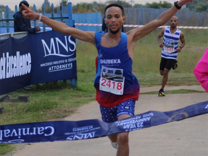 He clocked 32:59 to finish second in the men’s 10km.