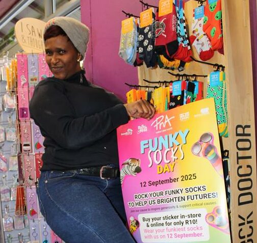 Put a sock in it, get your stickers now.