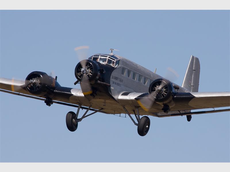 The Junker Ju52, dubbed Jan van Reibeeck, transported its first paying passengers in 1984.