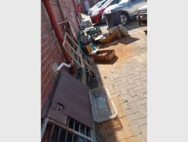 Illegal mining in Boksburg