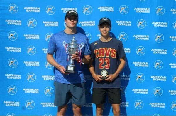 He won the match 6-2, 6-2 to clinch the men's singles title.