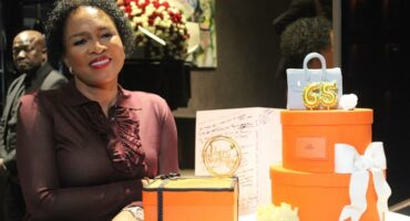 It was hugs and kisses as the city celebrates the departure of the city manager, Dr Imogen Mashazi.