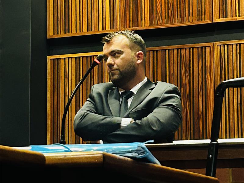 The trial continues.