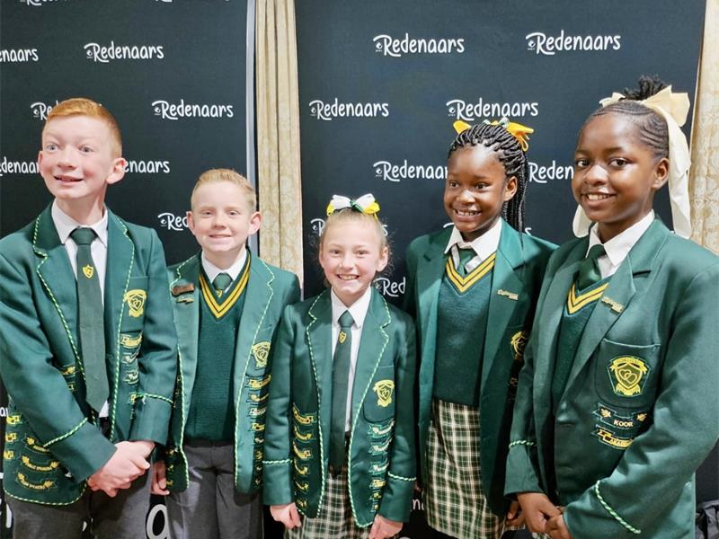 Die skool wens die leerders geluk met hul prestasies.