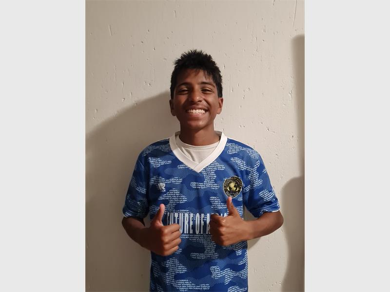 The talented footballer plays for Future of Africa FC in the Gauteng Development Promotion League (GDPL).