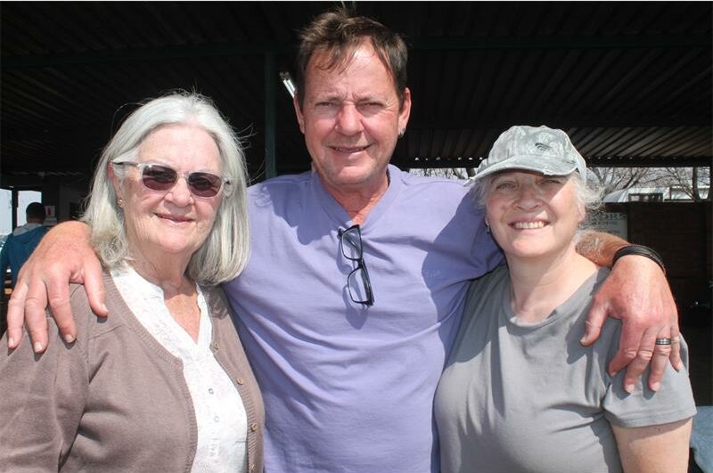 Spotted at the air show are Una and Anton Botha with Ilana Miller from Pretoria.