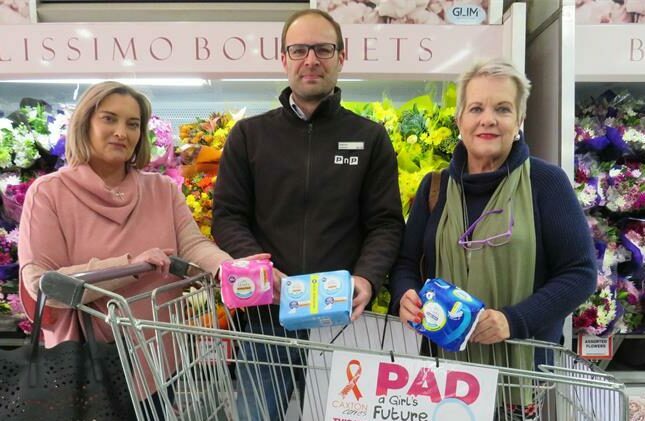 Donate a pack of sanitary pads at the Pick n Pay Towers and empower a girl.