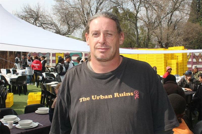 Urban Ruins Community Care Centre CEO Clayton Viljoen gives back to the community.