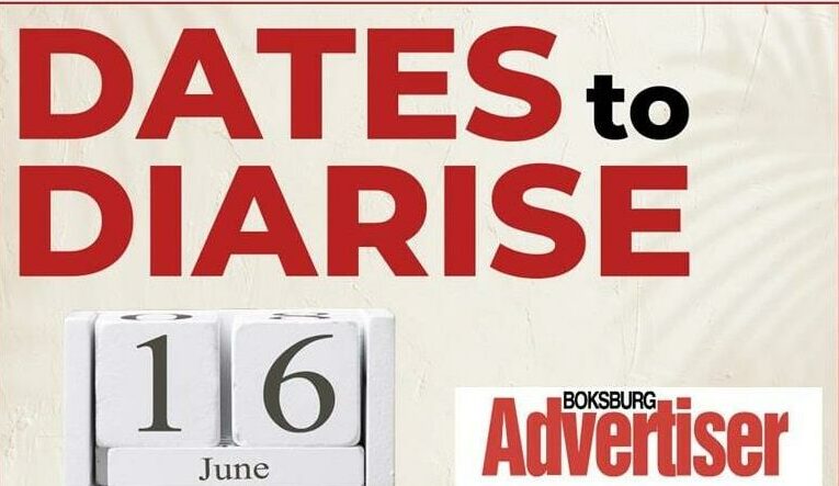 The What's On is for schools, sports clubs, social clubs, NPOs, churches and small businesses. Entries are at the editor's discretion. Email your event details to Tayla Smit at taylas@caxton.co.za