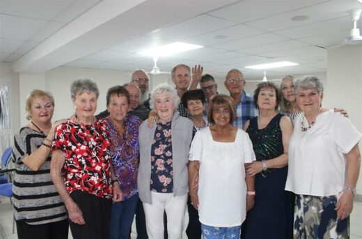 Residents of Alan Woodrow Retirement Village celebrate the arrival of spring.
