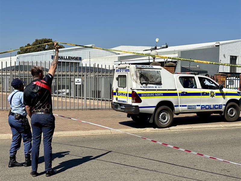 Police are still looking for the remaining suspects.