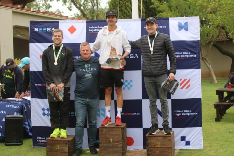 Van der Merwe won the men's race in 02:02:18, while Grobler clocked 02:18:19 for victory in the women's race.
