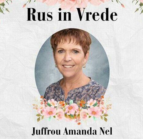 Amanda Nel se invloed sal vir altyd voortleef.