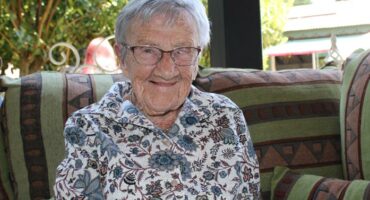 Photos taken of Daphne Lawrance during her 100th birthday celebrations, at Summer Place, Boksburg.