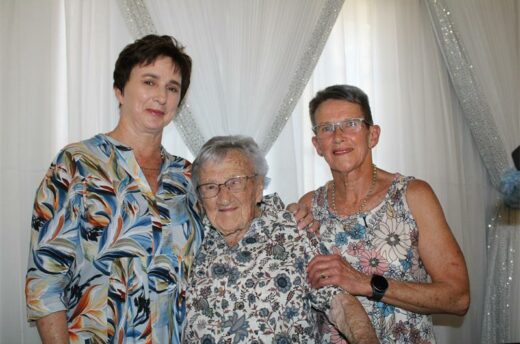 Photos taken of Daphne Lawrance during her 100th birthday celebrations, at Summer Place, Boksburg.