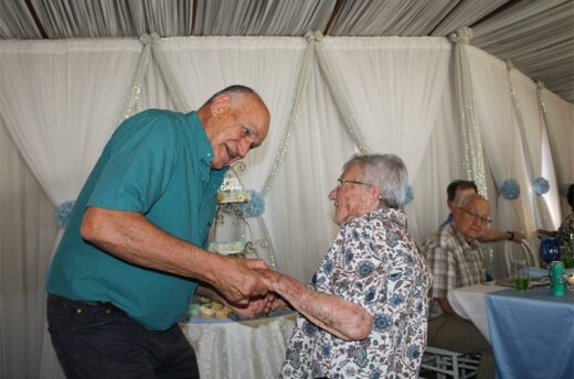 Photos taken of Daphne Lawrance during her 100th birthday celebrations, at Summer Place, Boksburg.