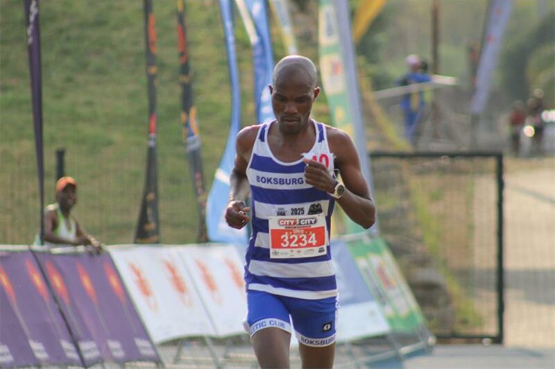 He clocked a sub-37:00 to finish third in his category and 20th overall.