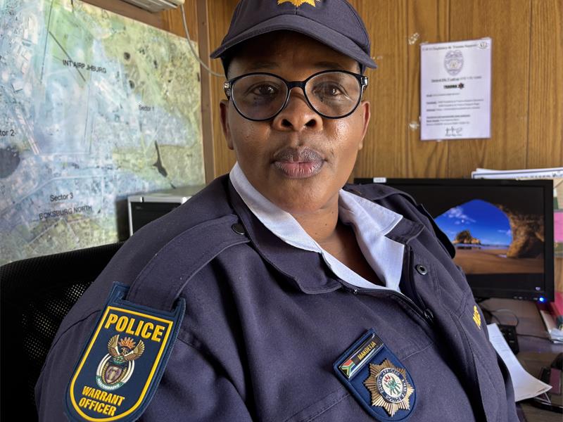 Warrant Officer Phina Makoetja