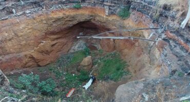 A man's body was found in a gaping hole in the Jerusalem informal settlement, near Witfield, on September 30.