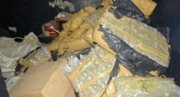 A man has been arrested after police discovered large quantities of dagga in Boksburg North.