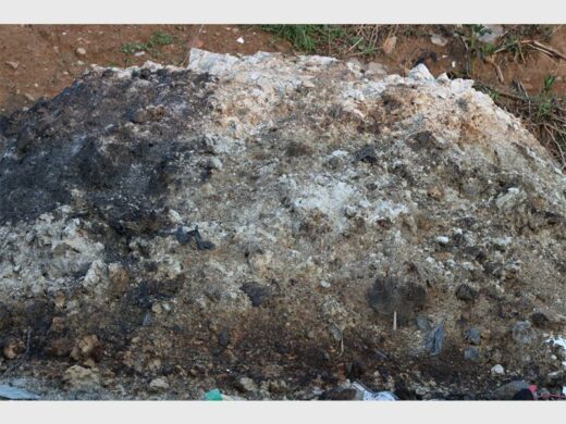 Mountain of Illegally dumped waste
