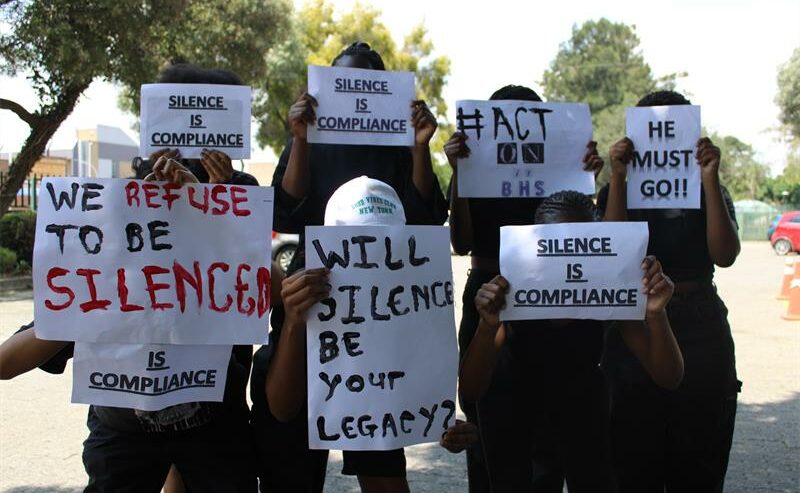 Boksburg High students demand action after a dismissed teacher is reinstated.