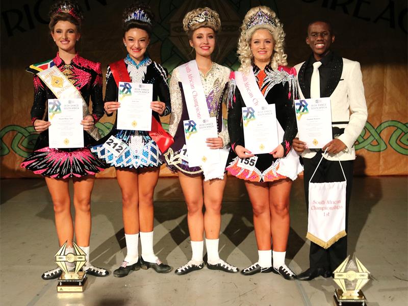 Hayley Hubbert finished second in her category at the SA Irish Dancing Champs, while Jemma Sack was fifth in her age group.