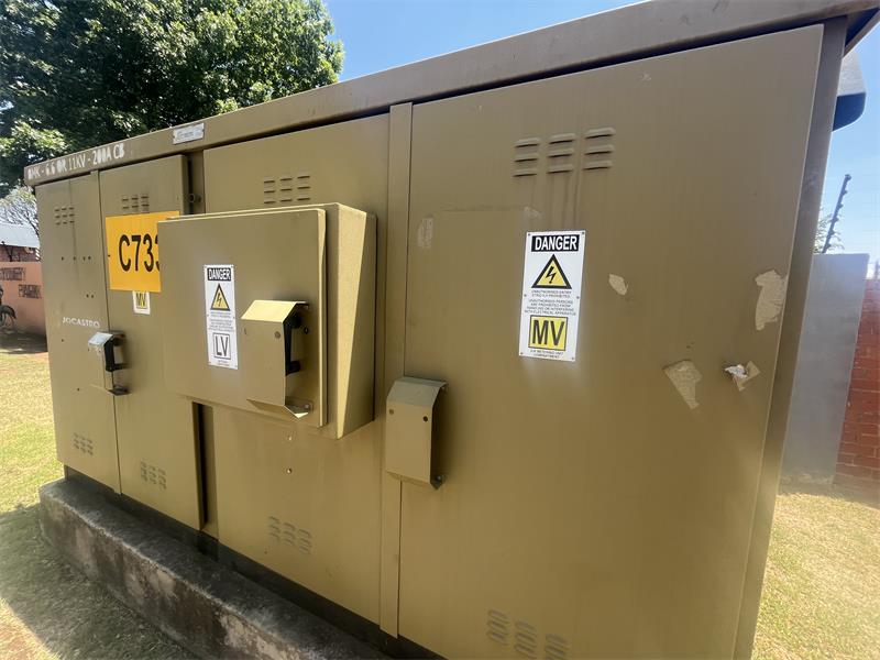 electricity supply box next to a road