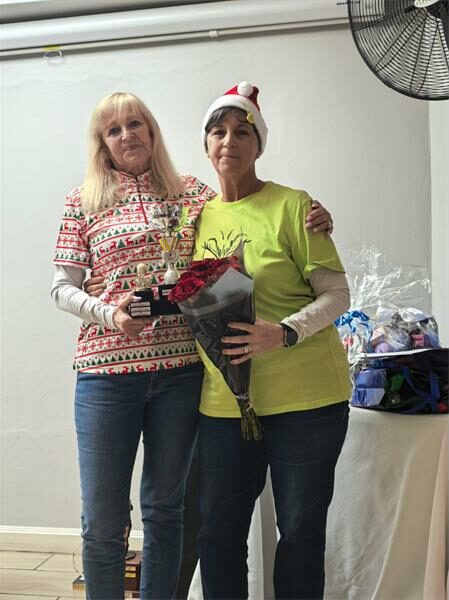 She received the Spirit of Golf award from the Ekurhuleni Golf Union.