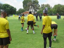 Banyana Banyana training
