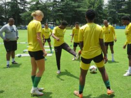 Banyana Banyana training