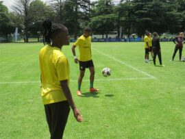 Banyana Banyana training