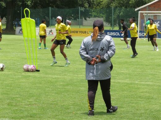 Banyana Banyana training