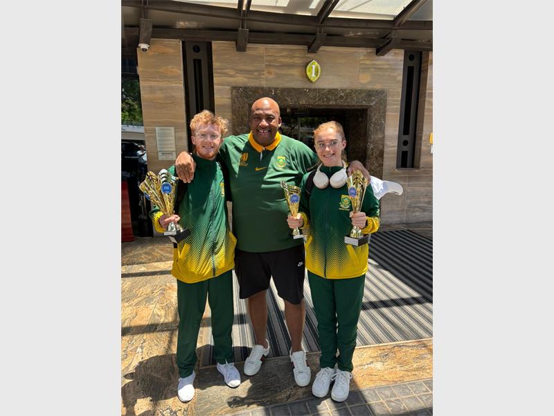 They grabbed two bronze medals and a silver.