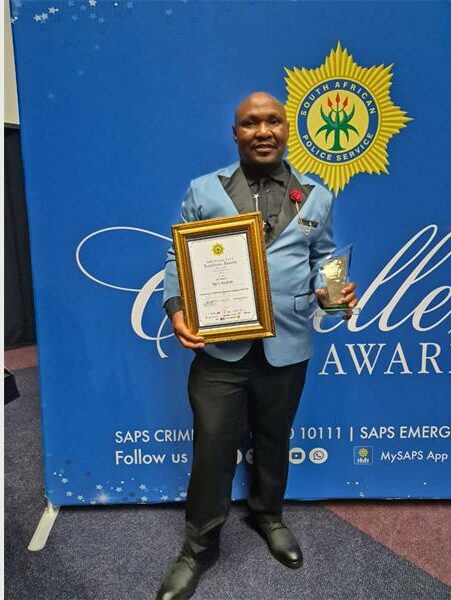 Honoured at the SAPS Ekurhuleni District Excellence Awards, Sergeant Lufuno Mudzuli of Reigerpark SAPS was celebrated for his dedication, discipline, and leadership, earning him one of the district’s highest accolades for his service to the community.