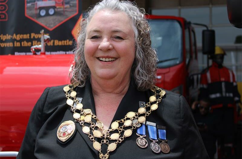 Theresa Geldenhuys of Whitfield has made history as SAESI’s first female president, bringing decades of firefighting experience and a strong focus on training, skills development, and professional excellence.