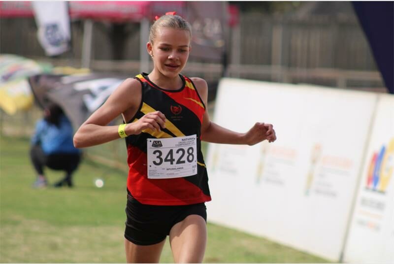She dominated her age-group this year to win national titles in the 1 500m and 3 000m on the track and the 4km cross-country U14 crown.