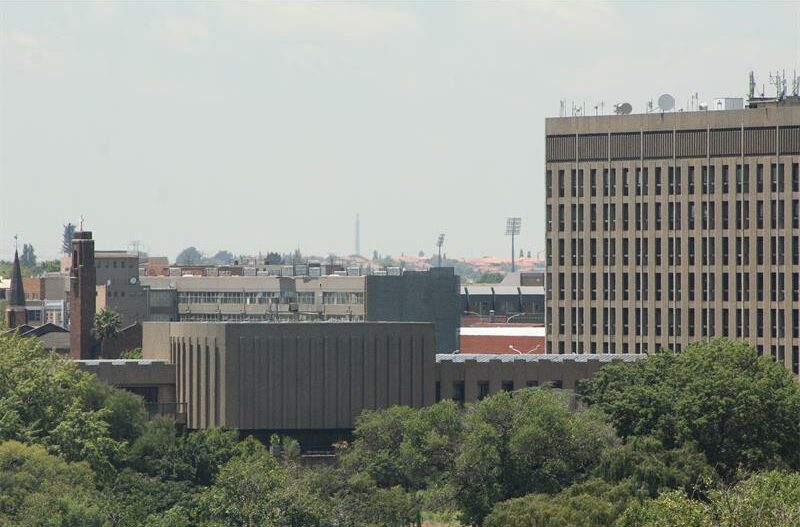 A building with multiple offices