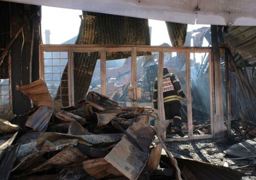 Jumbo liquor store fire.