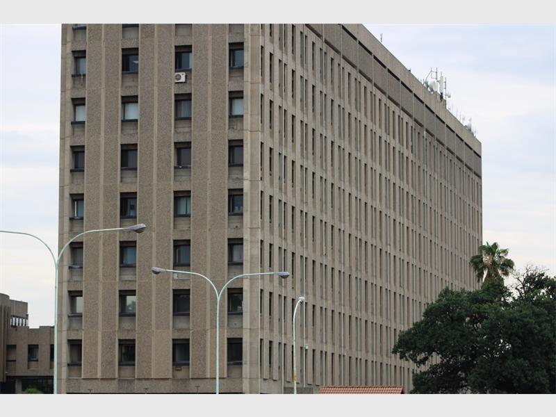 A multi-storey office building.