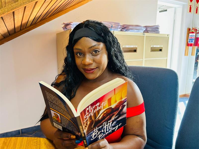 After 10 years of dreaming, writing and perseverance, Selebete from Ramaphosa starts 2026 with a bang, launching her debut novel, Hearts Under Brittle Bondage.