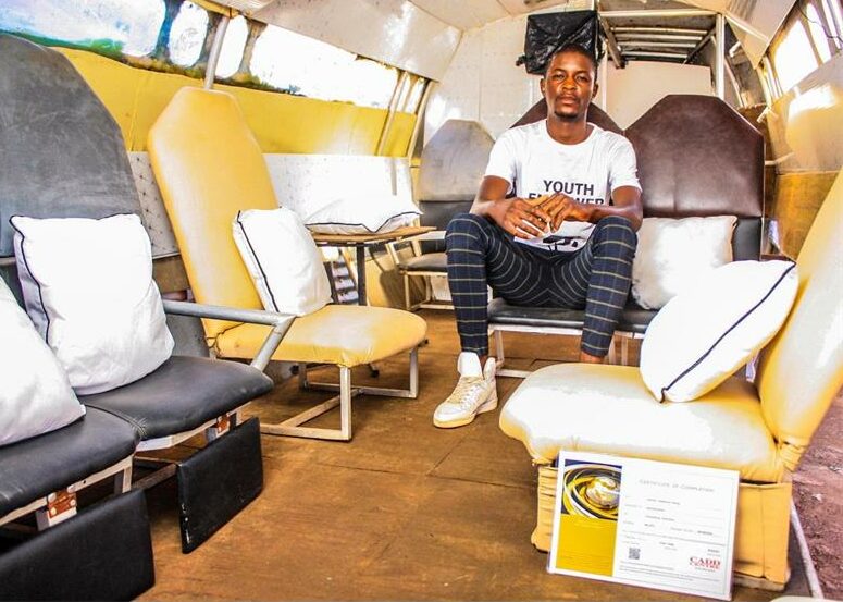 After years of building his full-scale aircraft by hand, Zephanias Sithole refuses to give up.